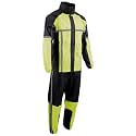 Milwaukee Leather Men's Motorcycle Riding Water Resistant Rain Suit