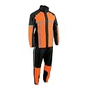 Milwaukee Leather Men's Motorcycle Riding Water Resistant Rain Suit