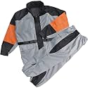 Milwaukee Leather Men's Motorcycle Riding Water Resistant Rain Suit