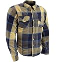Milwaukee Leather Men's Plaid Armored Flannel Shirt with CE Armor - 4X