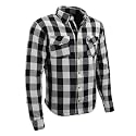 Milwaukee Leather Men's Plaid Armored Flannel Shirt with CE Armor - XL