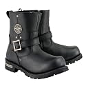 Milwaukee Leather Men’s Classic Leather Engineer Motorcycle Biker Boots