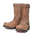 Milwaukee Leather Men’s Classic Leather Engineer Motorcycle Biker Boots