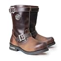 Milwaukee Leather Men’s Classic Leather Engineer Motorcycle Biker Boots