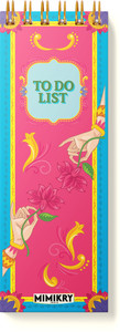 mimikry to do list 120 gsm hard cover  325 x 9 inches  regular desk planner ruled 100 pages