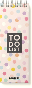 mimikry to do list 120 gsm hard cover  325 x 9 inches  regular desk planner ruled 100 pages