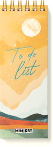 mimikry mimkry to do list 120 gsm hard cover regular desk planner ruled 100 pages
