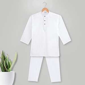 Baby Boys Ethnic Wear Cotton Kurta Pyjama