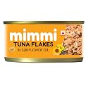 Mimmi Tuna Flakes in SunflowerOil 180gm Pack of 3 Balanced Nutrition | Heart Healthy | Tuna Flakes in Sunflower Oil | Ready to Eat
