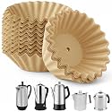 MIMORE Percolator Coffee Filters for Presto 12-Cup, Unbleached, 150 PCS