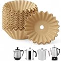 MIMORE Percolator Coffee Filters for Farberware 4-Cup, Unbleached, 150 PCS