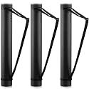 Mimorou 3 Pcs Extendable Poster Tubes, 24-40 Inch, Black