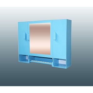 minaco rich look monalisa sky blue 1834 x 434 x 1434 inch 3 mm thickness bathroomwash basinwall mirror cabinet