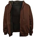 MINANUO Zip Up Hoodie Men Warm Heavyweight