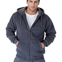 MINANUO Zip Up Hoodie Men Warm Heavyweight