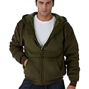 MINANUO Zip Up Hoodie Men Warm Heavyweight