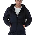 MINANUO Zip Up Hoodie Men Warm Heavyweight