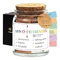Mindfulness Affirmation Jar,90 Mindful Meditation Cards,Self Care Gifts