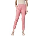 MINELLI Women Solid Cigar Pants Cotton Lycra