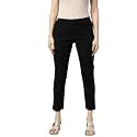 MINELLI Women Solid Cigar Pants Cotton Lycra