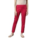MINELLI Women Solid Cigar Pants Cotton Lycra
