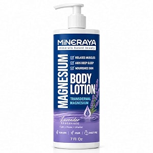magnesium body lotion transdermal magnesium minerals aid deep sleep relax muscles amp nourish the skin - 200ml