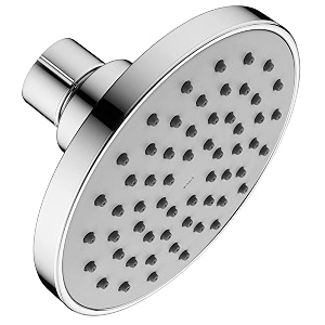 mingle mirror stainless steel 304 square shower ultra slim high pressure rainfall shower head for bathroom with arm shower pack of 1 10 inch  12 inch am  hand shower