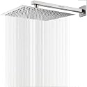 Mingle Mirror Stainless Steel 304 Square Shower Ultra Slim High Pressure Rainfall Shower Head for bathroom With Arm Shower (Pack of 1) (10 INCH + 12 INCH AM + HAND SHOWER)