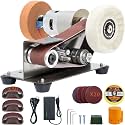 Mini Belt Sander, Electric Small Sander Knife Sharpener, 6.7"x6.9"x4.9"