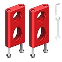7/8 Mini Bike Handlebar Risers Replacement for Coleman CT200U-EX