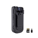 Mini Body Camera 1080P with Audio & Video Recording Small POV Cam with 64G Card - Wearable Personal Portable Cameras Recorder DV - Night Version Camcorder for Security Work Records Guard Traveling