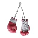 Mini Boxing Gloves - Miniature Accessories for Hanging Bag, Decorative Toys, Home, Car, Christmas Party Decor (Pink White)