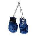 Mini Boxing Gloves - Miniature Decorative Toys for Home, Car, Party (Blue)