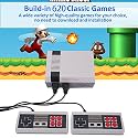 Mini Classic Game Consoles Mini Retro Game Consoles Built-in 620 Games Video Games Handheld Game Player （AV Out Cable 8-Bit） Bring You Happy Childhood Memories