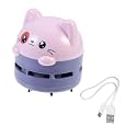 Mini Desktop Vacuum Cleaner Portable Desk Cleaner Small Table Vacuum for Office and Home Use