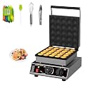 Commercial Mini Pancakes Maker Machine 25 Pcs,Stainless Steel Electric Nonstick Pancake Maker Machine for Home and Restaurants,1750 W