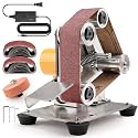 SI FANG Mini Electric Belt Sander Knife-Sharpener Small Bench Grinder