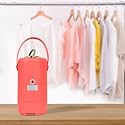 Mini Electric Cloth Dryer with Drying Bag - Portable Electric Clothes Dryer Indoor Travel Clothes Dryer 4 Wind Speed, Clothes Dryer for Home and Traveling (1ps/Multicolour)