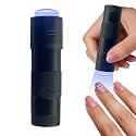 Mini Handheld UV Light for Gel Nails,LED UV Nail Lamp Stamper Silicone Head