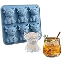 Mini Highland Cow Mold, Tray, Reusable Tray for Home Entertaining, Dishwasher Mould, Single Piece Maker