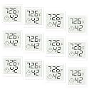Mini Humidity Meter Hygrometer 12 Pack Room Thermometer Indoor Digital Temperature and Humidity Monitor for Home House Office Garden and Cellar