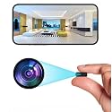 Mini Indoor WiFi Camera Home Security Room Body Cameras Nanny Cam Small Smart Home Outdoor Cams Pet Dog Baby Camera HD House Portable Camaras Motion Detection Night Vision Cam No Need WiFi Door Camara