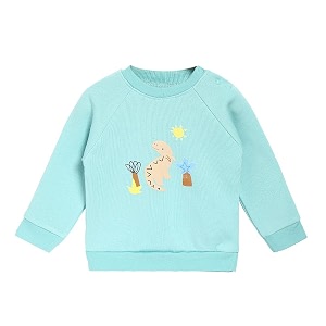 miniklub boys blue printed sweatshirt
