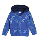 miniklub Baby Long Sleeve Hooded Knit Cotton Sweat Shirt, (Marshmallow)