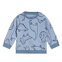 miniklub Baby Round Neck Long Sleeve Knitted Cotton Sweat Shirt (Blue Color)