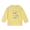 miniklub Baby Round Neck Long Sleeve Knitted Cotton Sweat Shirt (Yellow Color)
