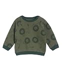 miniklub Baby Round Neck Long Sleeve Knitted Cotton Sweat Shirt (Olive Color)