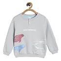 miniklub Boys Grey Printed Sweatshirt