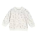 miniklub Boys Beige Printed Pure Cotton Sweatshirt