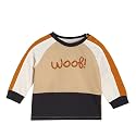 miniklub Baby Round Neck Full Sleeve Knitted Cotton Sweat Shirt (Cream Color)